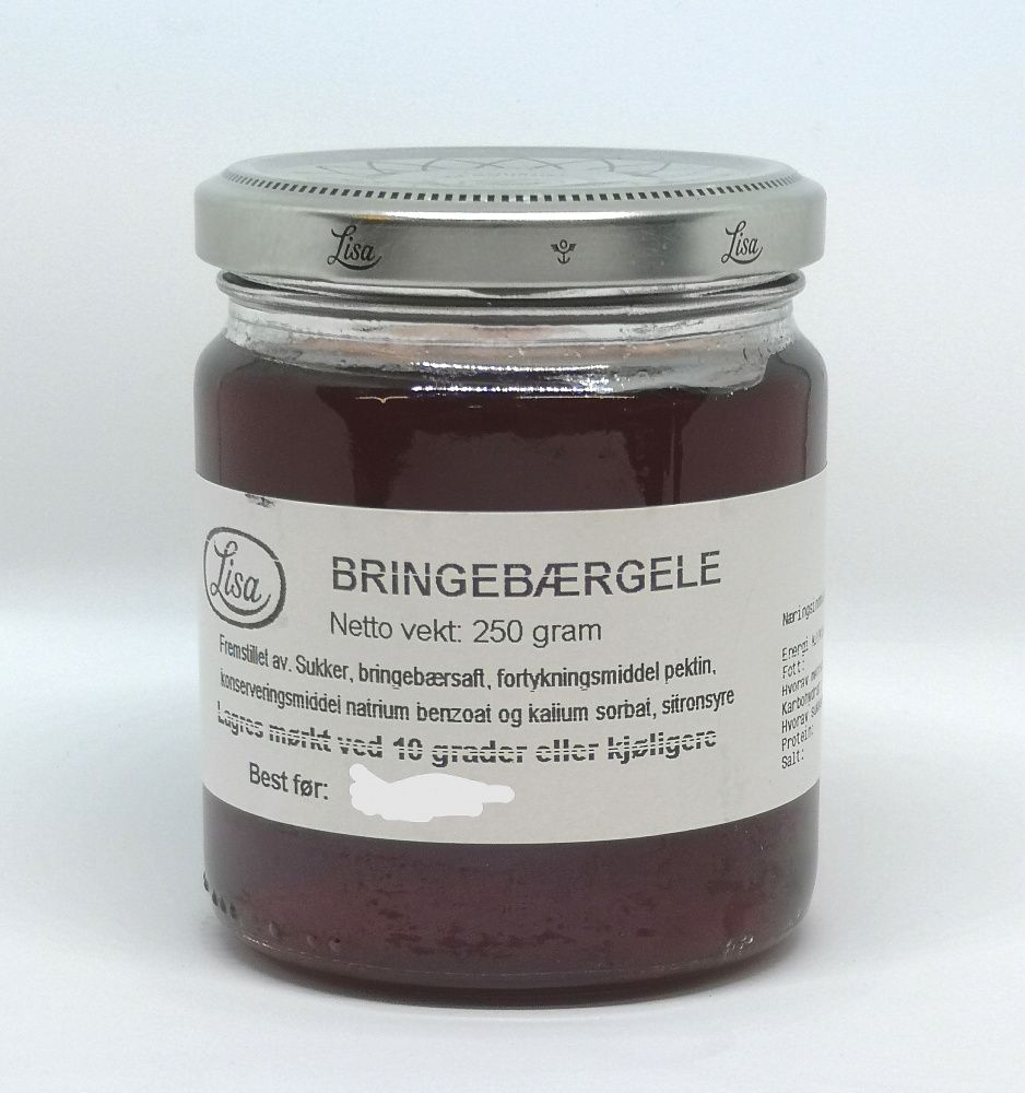 Gourmet Bringebærgele
