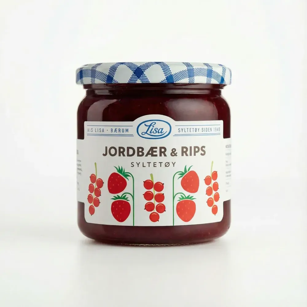 Jordbær & Rips Syltetøy